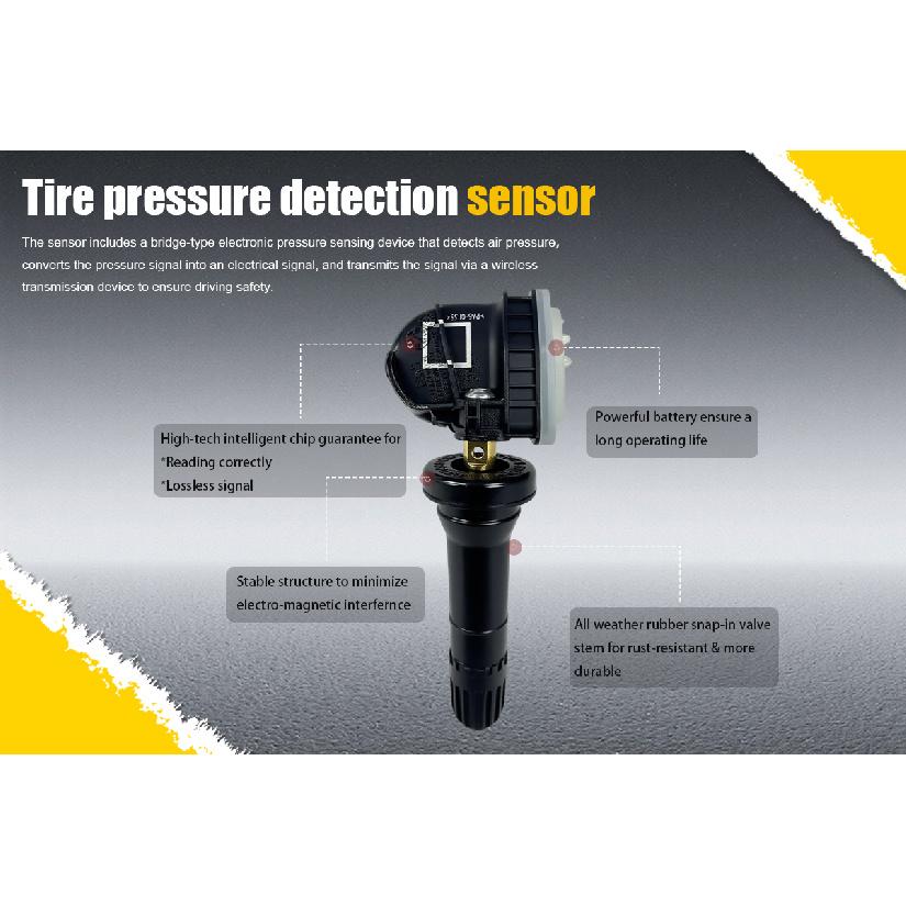 1/4PCS Tire Pressure Monitoring Sensor TPMS EV6T-1A180-CB For Ford F-150 Focus Ecosport Ranger Compatible With EV6T1A180CBTire Pressure Monitoring