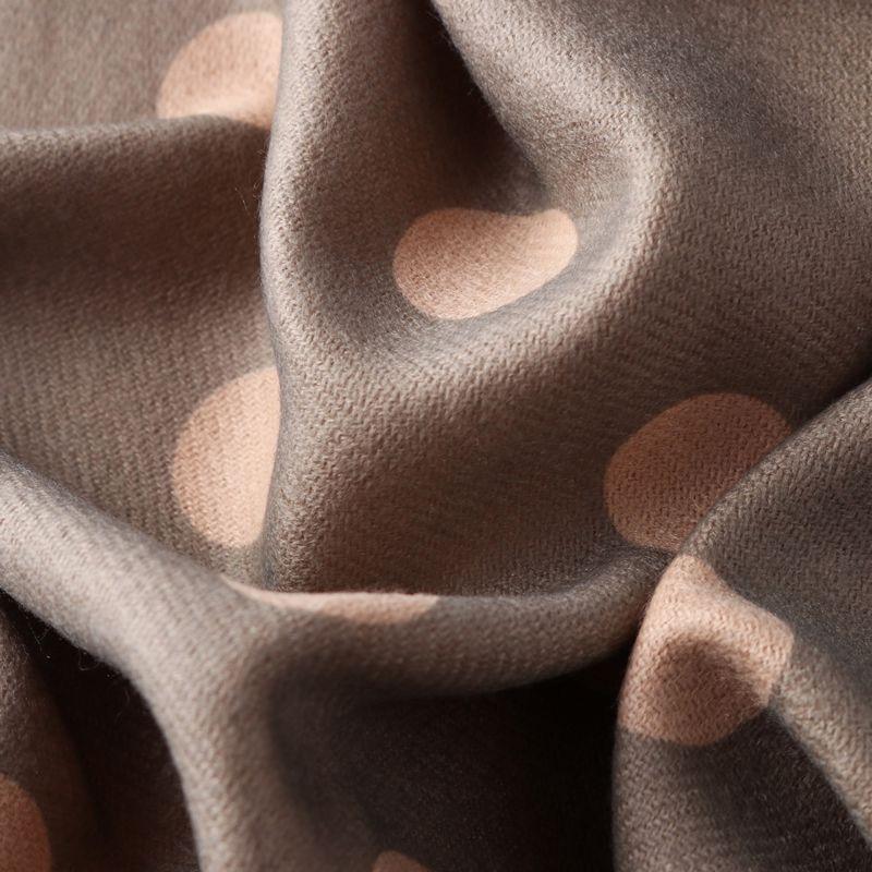 Winter Warm Cashmere Scarves Dot Pattern Pashmina Bandana Long Tassels Women Thicken Wraps Shawls