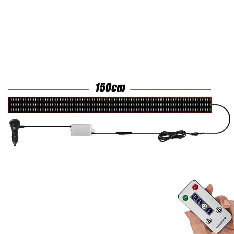 Car Mounted LED Soft Screen Truck Devil Eye Matrix Pixel Panel Waterproof Car Decoration Accessories Sign Board Remote Control