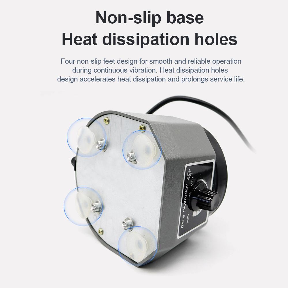 Lab Vibrator Round Shaker Oscillator Gypsum Mixing Machine Roundness Vibrador Laboratory Tool 100W Plaster Vibrator Plate