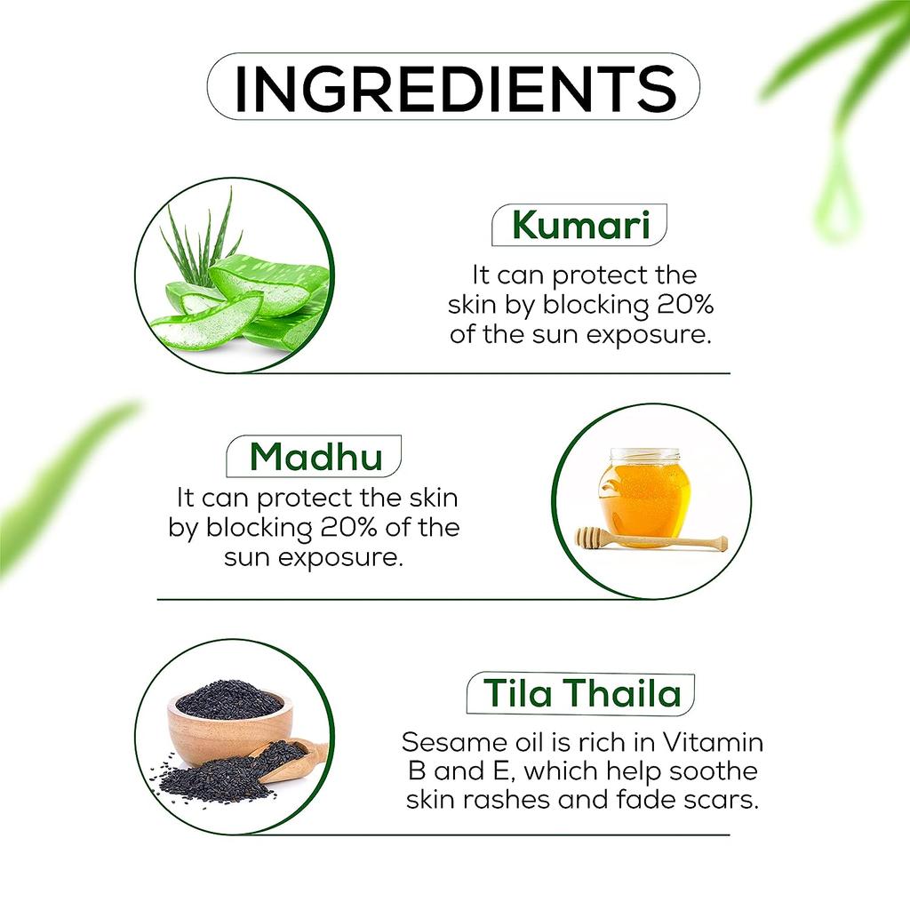 AYURVEDHA Biomineralischer natrlicher Sonnenschutz mit Aloe Vera und  Honig, fr Mnner und Frauen | Hautaufhellung fr fettige Haut  50 g  gnstig kaufen  Preis, kostenloser Versand, echte Bewertungen mit Fotos   Joom