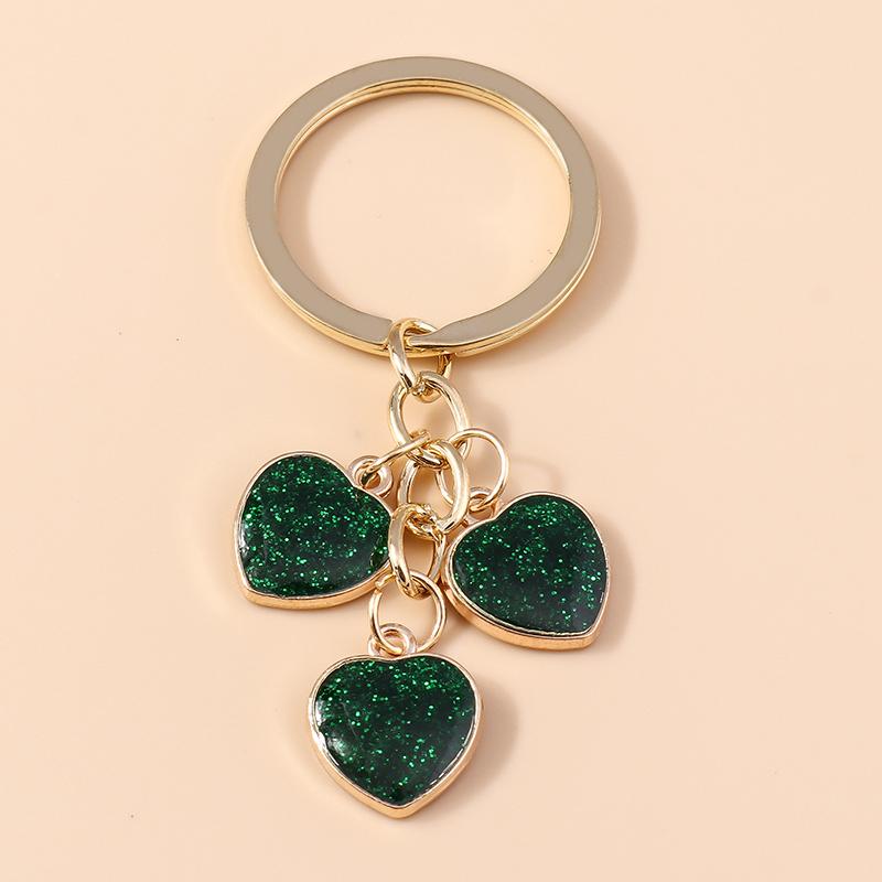 Pretty Enamel Flower Keychain Charms Sakura Key Ring Pendant for Car Key Holder Women Girls Handbag Decor DIY Jewelry Gifts