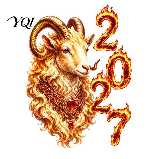 2027 Year of Sheep Sticker Chinese New Window Sticker, Goat Static Clings, Indoor Outdoor Holiday Decor Reusable Lunar Xmas for Home Shop Decoration