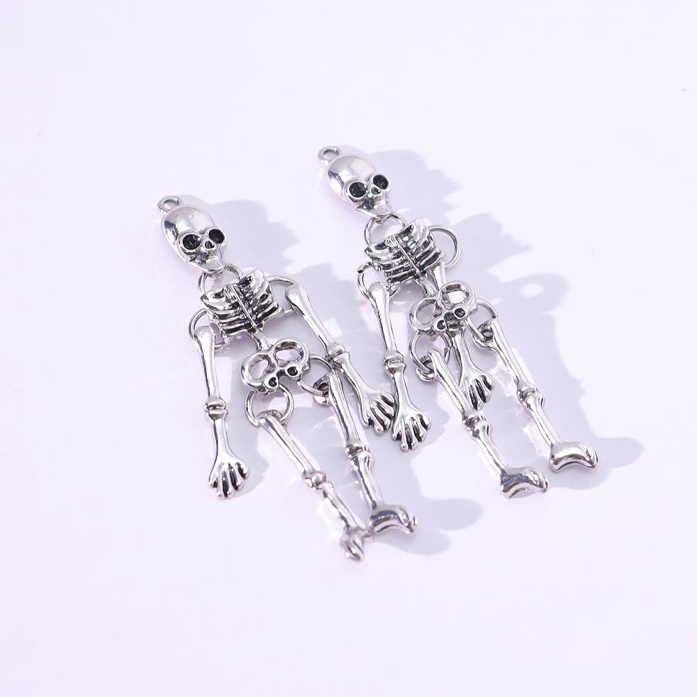 European-American Retro Skull Pendant - Halloween Jewelry Accessory