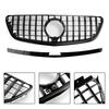 Gloss Black Front Bumper Grill Grille Fit Mercedes Vito W447 2015-19 GT Stlye