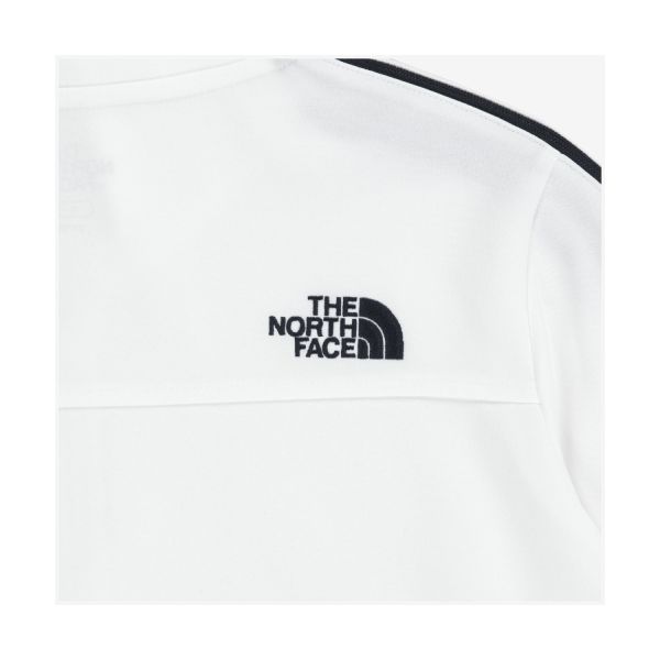 The North Face Striped High Neck Zip Short Sleeve Jacket Women Jackets NJ5JR81K