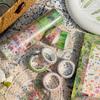 10pcs Spring Washi Tapes Set 15mm*5m Green Season Paper Adhesive Masking Tape Decoration Stickers