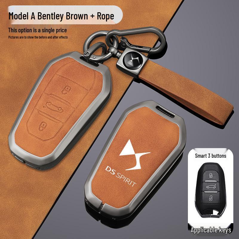 Etui na klucze DS9: Metalowa Klamra Obudowy do Kluczy Samochodowych DS7, DS3EV, DS4, DS5, DS6