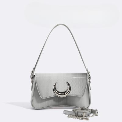 Textured Baguette Underarm Bag Stylish and Fashionable Commuter Crossbody Bag Small Square Bag
