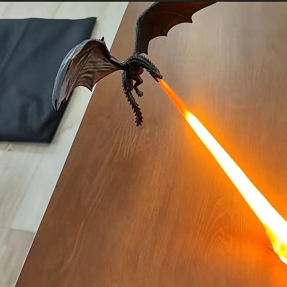 Černý drak Dekorativní lampa na knihovnu LED světlo Ozdoba na knihovnu Nový Dračí zarážka na knihy Dekorace knihovny