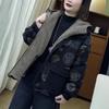 2025 Winter Women's Plaid Hooded Cotton Coat with Plus Velvet - Stylish, Thick, and Age-Reducing Jacket