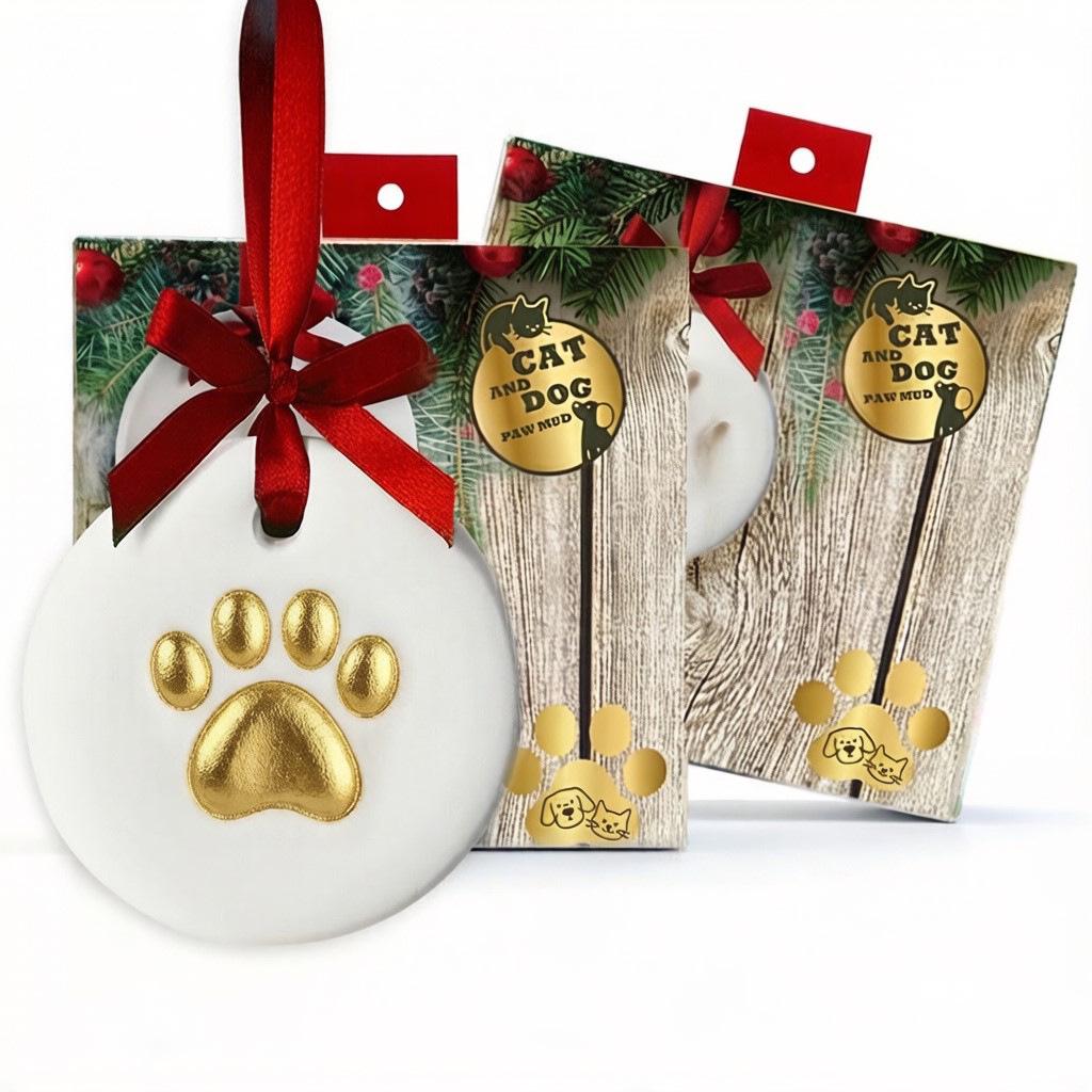 Pet Paw Print Ink Pad: Commemorative Birthday Gift for Cat and Dog Footprints