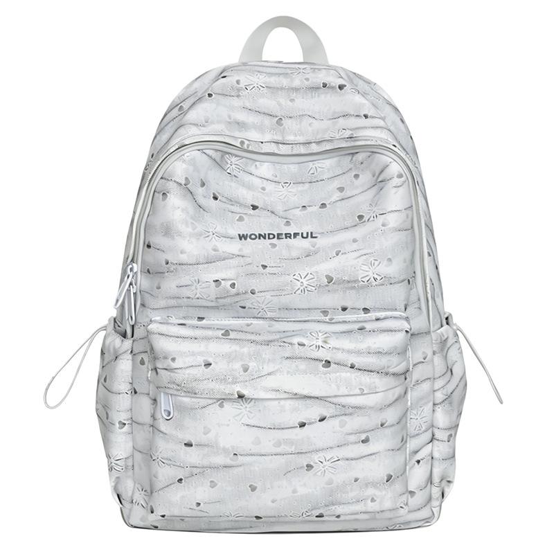 Schoolbag Love Bow Fashion Backpack Female Korean Sweet Style Student School Bag Lightweight Foreign Versatile Computer Backpack