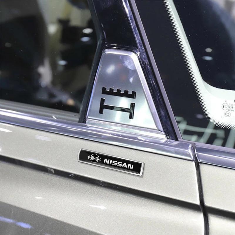 1pc Metal Emblem Car trunk Body Car Fender Decoration Stickers Auto Accessories For Nissan Qashqai J11 J10 Versa Juke Kicks