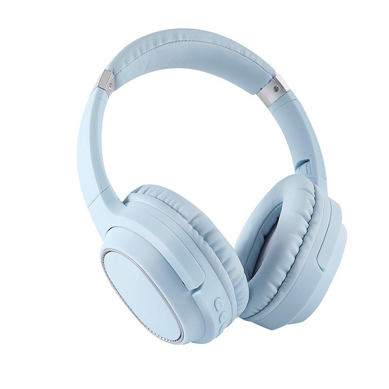 

Private model foldable head-mounted luminous Bluetooth headset, universal for mobile phones with long battery life синій