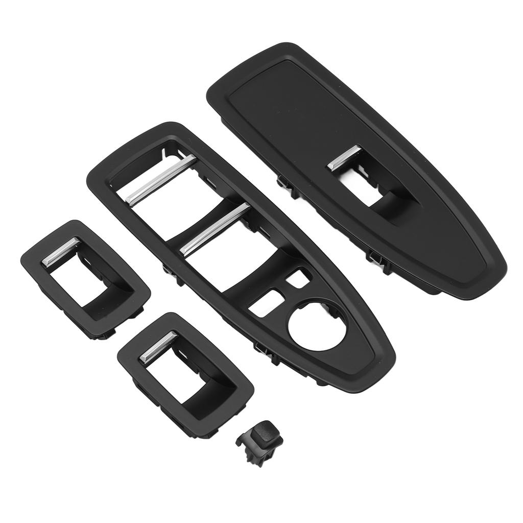 Car Switch Button Panel Trim Cover Replacement for 1 3 4 Series F20 F30 F31 2012‑2019Black