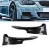 Car Front Bumper Side Splitter Cover Air Vent Intake Lower Spoiler Canards For BMW 3 Series E92 E93 LCI M Sport 2010-2014 M-Tech
