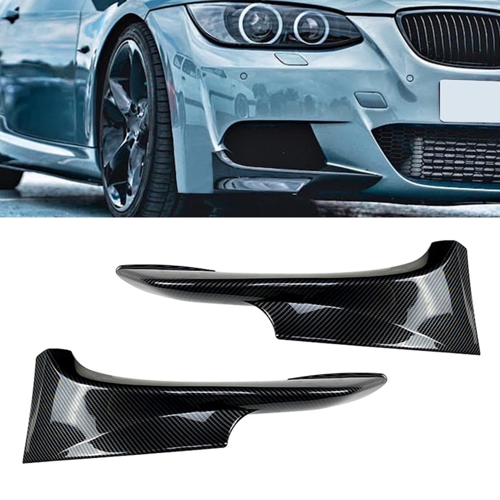 Car Front Bumper Side Splitter Cover Air Vent Intake Lower Spoiler Canards For BMW 3 Series E92 E93 LCI M Sport 2010-2014 M-Tech