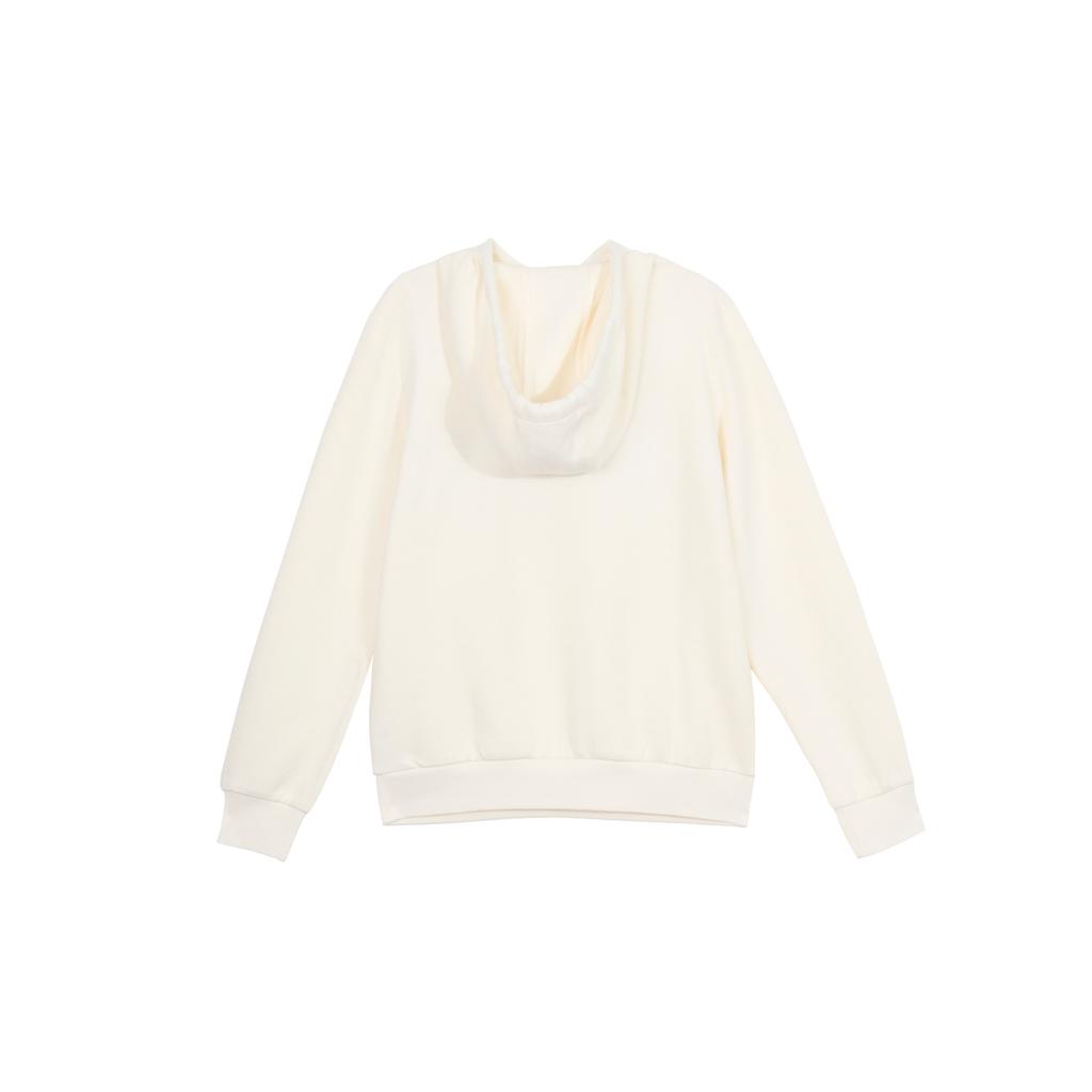 New FILA Sweatshirts Women's Mist Lotus White F11W344215FIV