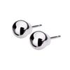 LOKUMI Made In Pt900 5 Sizes To Choose Round Extra Pink Nickel Earrings, Japan, Platinum, Post, From, Pt900, Hypoallergenic, Ball, Women's, Men's,