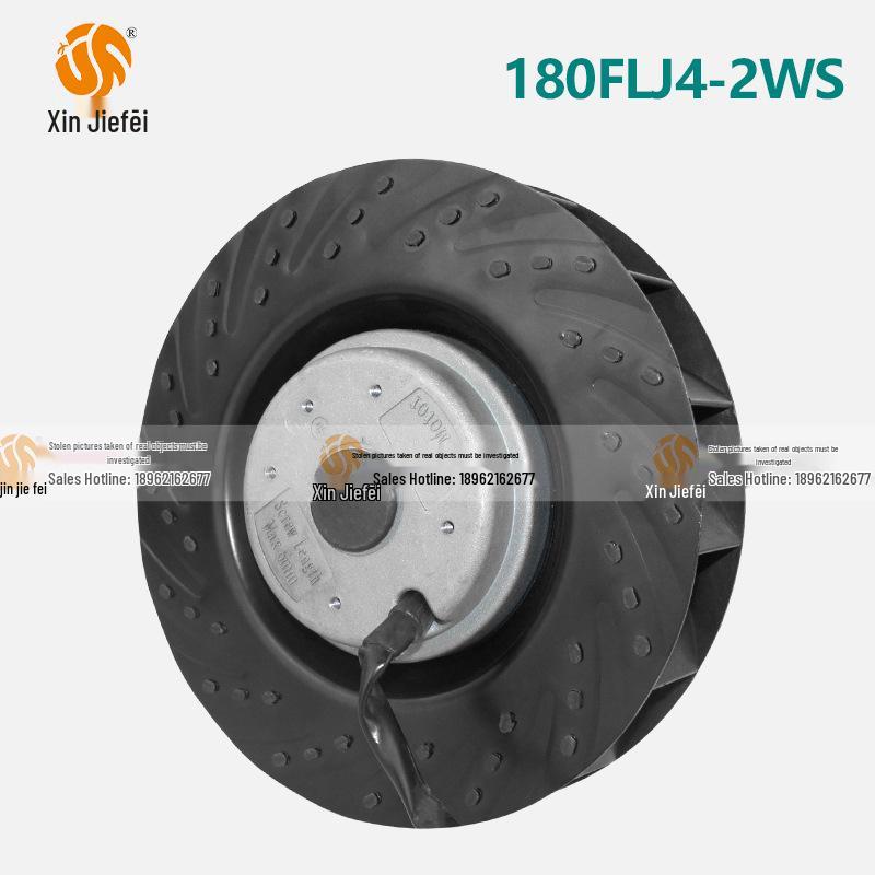 180FLJ4-2WS 380V External Rotor Fan for Industrial Cabinet Ventilation and Variable Frequency Servo Cooling