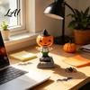 Kleines Geschenk für Autobesitzer Solare Halloween Armaturenbrettpuppe Tanzende Kürbisdekoration Gruseliger Geist Energiesparende Innenraumdekoration Figur