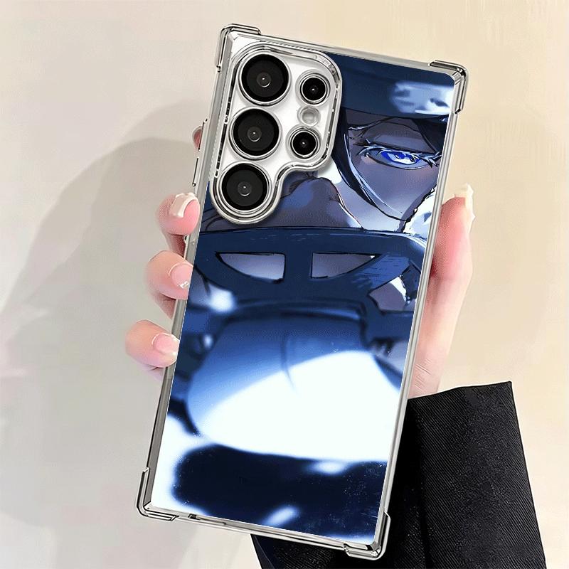 Bleach Kuchiki Rukia Plating Phone Case For Samsung Galaxy S24 S25 FE S26 Edge S23 Ultra S22 S21 Plus S20 Anti-Fall Airabag Cove