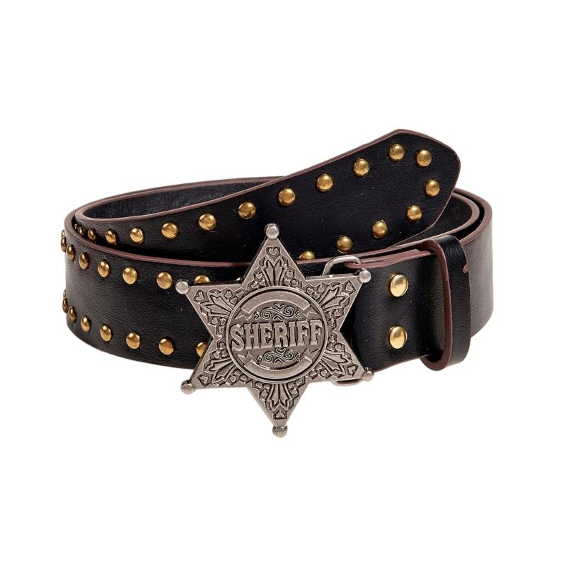 

Fashionable Jeans Belt with Buckles All-Matched Design Western Cowgirl Waist Belt Star Rivets Punk Wide Belt Decorations