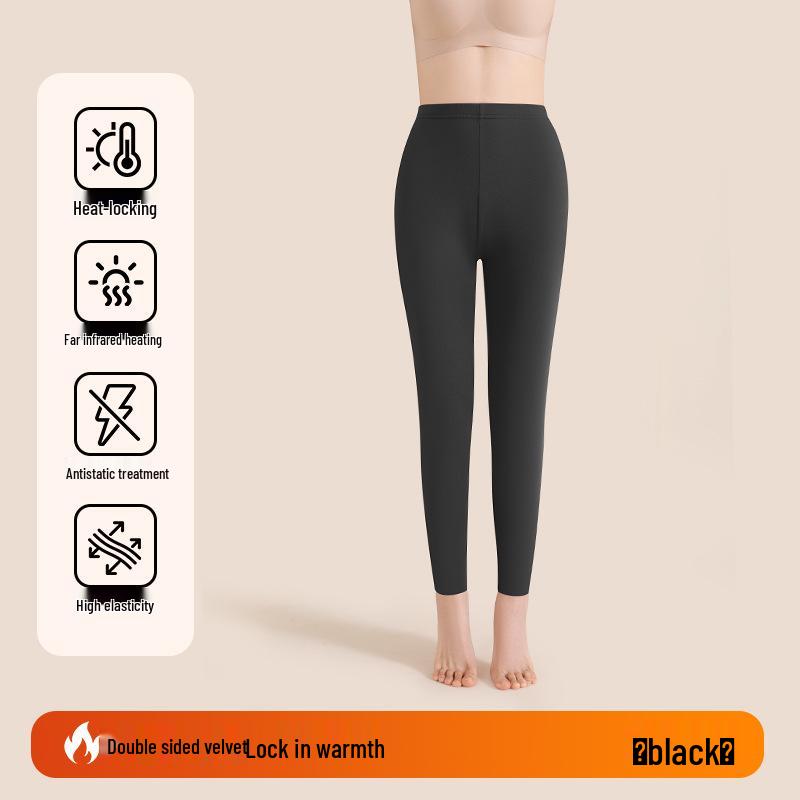 2025 Damen Warme Samt-Leggings - Herbst/Winter Plus Wolle Dünner Stil