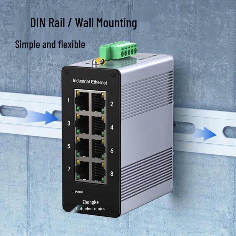 Zhongke Photoelectric POE Industrial Ethernet Switch