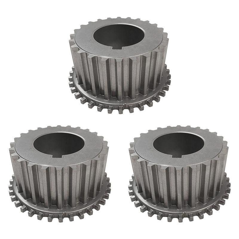 Efficientt-3X 13521-74040 Pulley Crankshaft Timing Gear For Toyota 1352174040