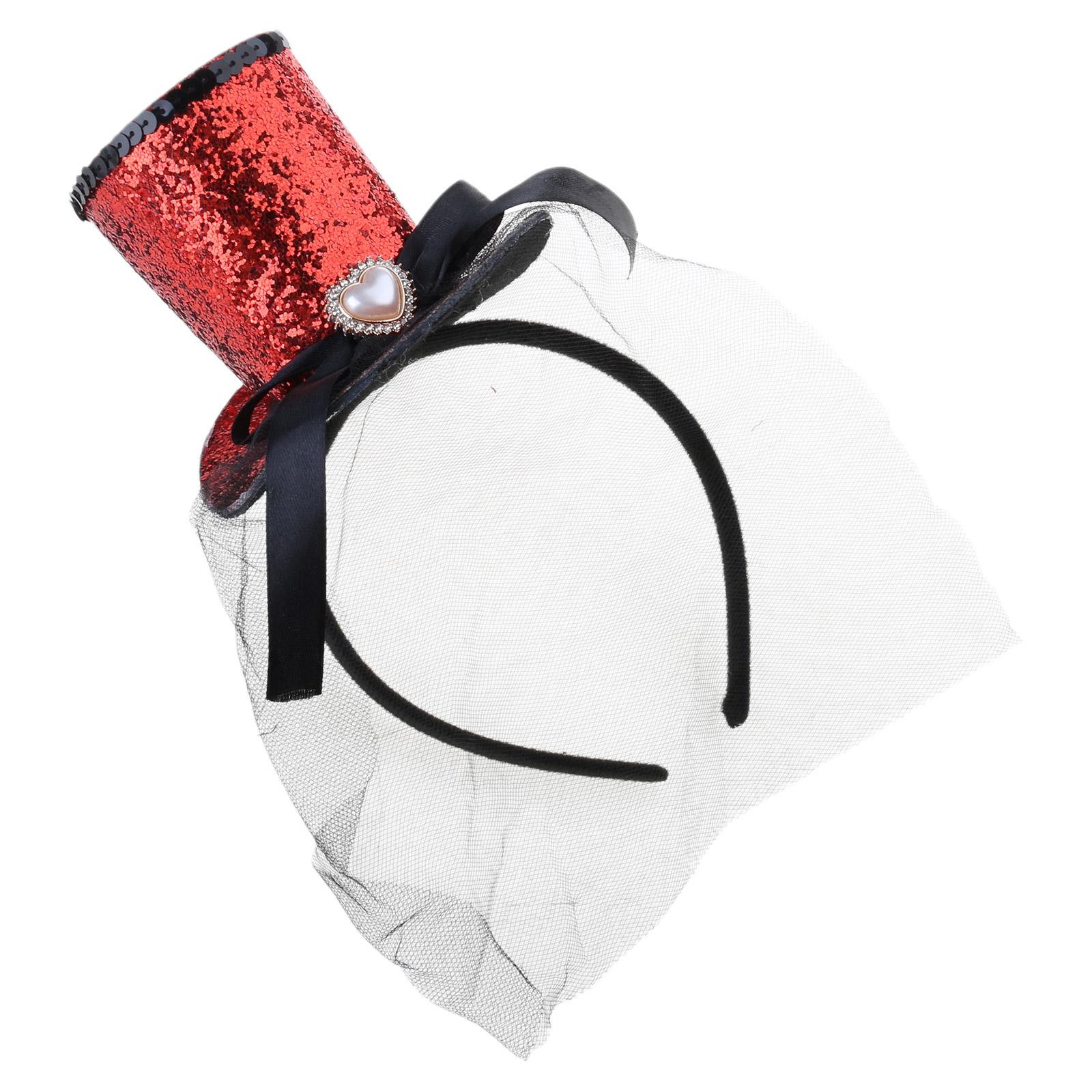 

Unique Skeleton Headband with Mesh Overlay Headpieces Party Headwear for Halloween Festivities and Cosplay Events T4