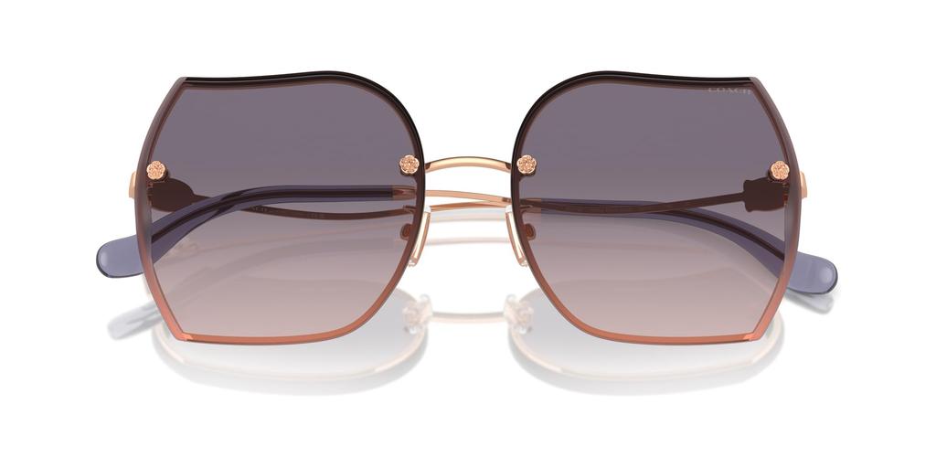 Sunglasses HC7146BD CD454 SHINY ROSE GOLD 60 [Coach] Women's