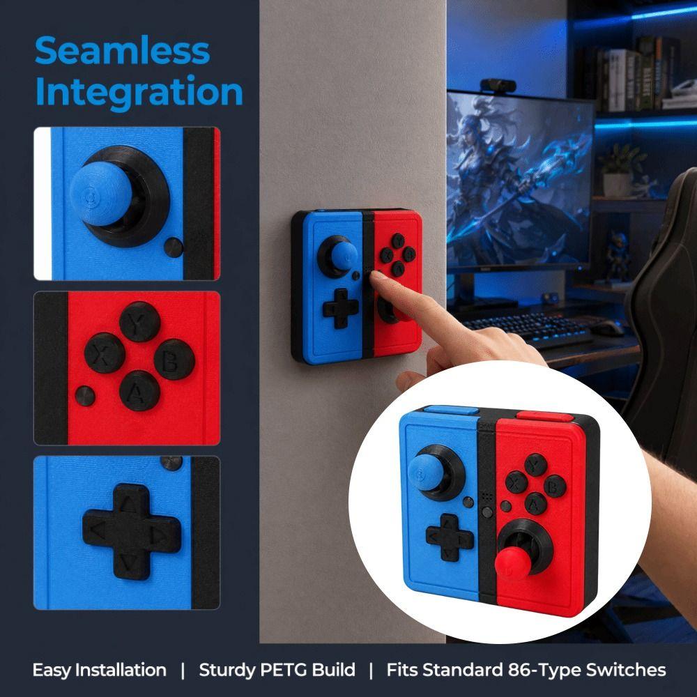 Retro Arcade Games Light Switch Guard Covers Console-shaped Switch Cover Home Decoration