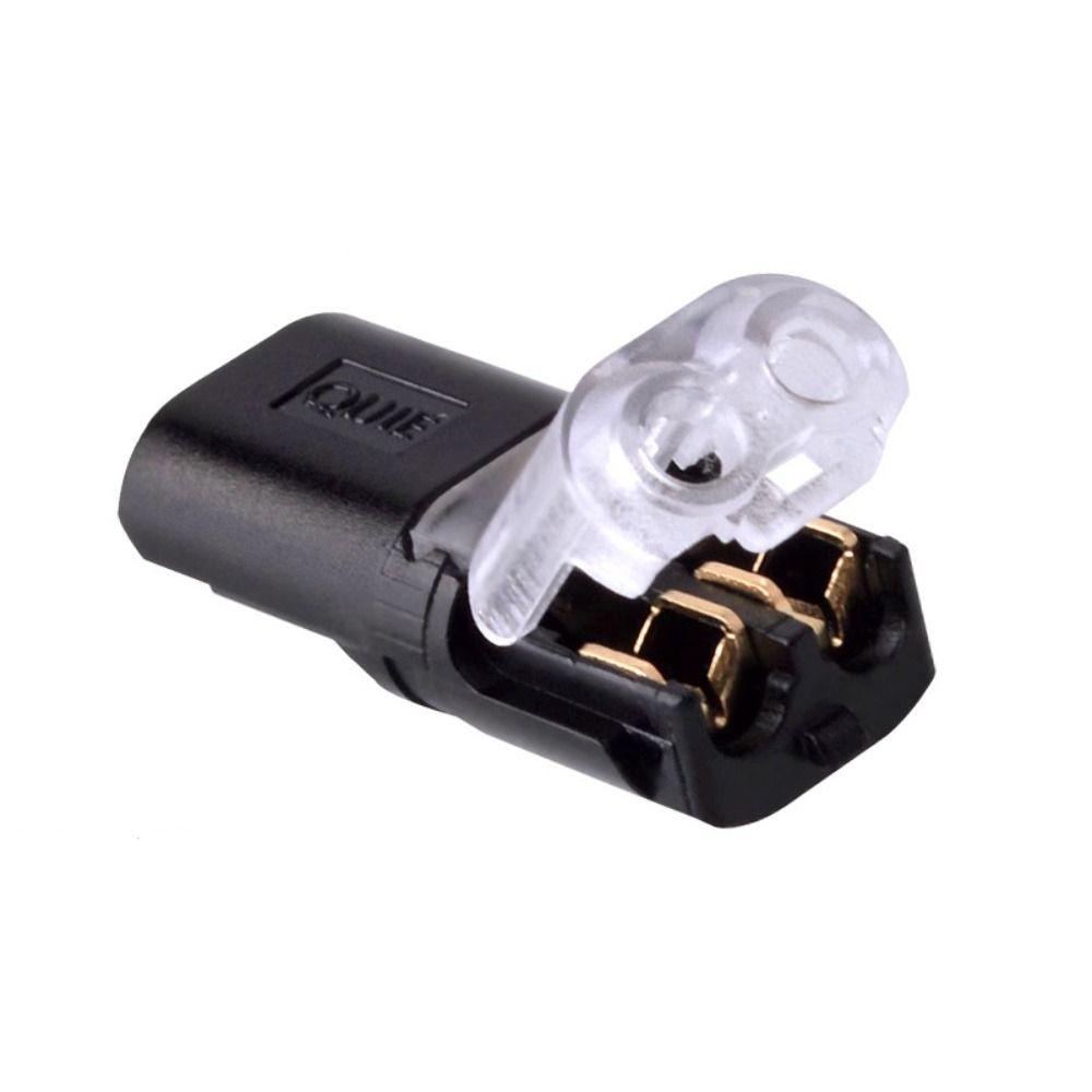 With Locking Buckle Quick Terminal Block 2Pin Wire Connector Small Wiring Connector Electrical