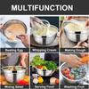 Gifts Stainless Steel Mixing Bowl Thickened Large Capacity Baking Fruit Salad Bowls Cold Vegetable Bowl Food Mixing Container
