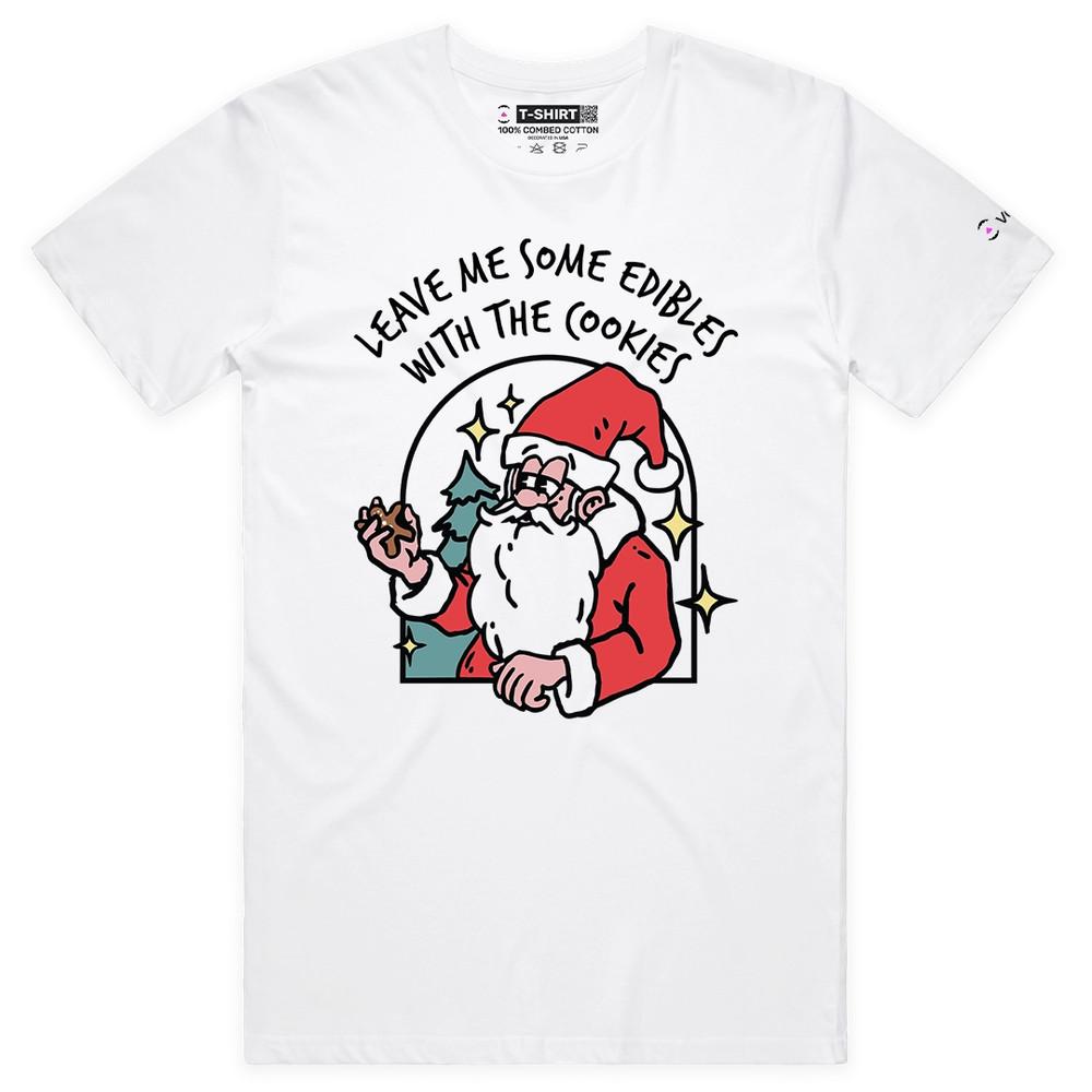VOICEART Cool Santa Claus Funny Christmas Graphic Premium T-Shirt for Holiday 4XL