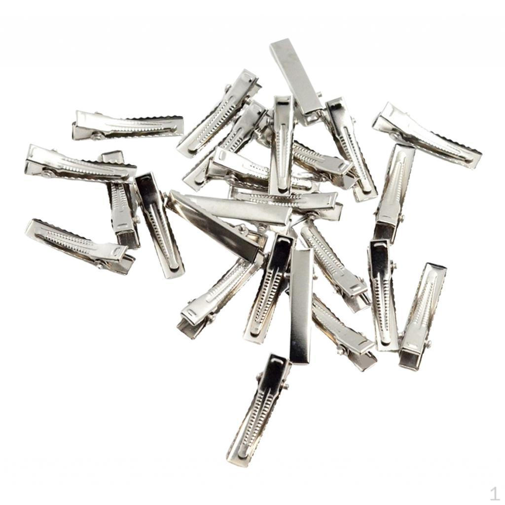 Pack Flat Single Prong Alligator Barrettes DIY