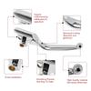 For Harley Softail Break Out Fat Boy Deluxe Heritage Classic FLS Slim Street Bob 2015-2024 Motorcycle Brake Clutch Levers Brake