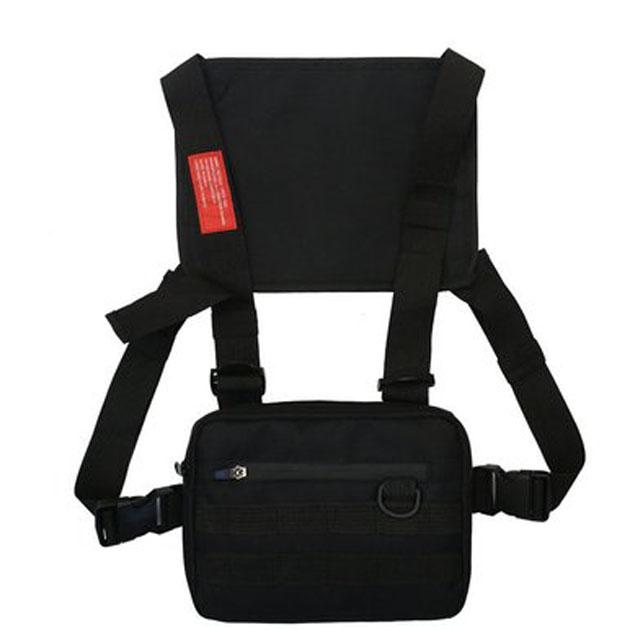 Marsupio Tattico da Uomo Gilet Tattico Pacchetto Pettorale Hip hop