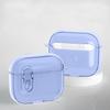 Translucent Crystal Wireless Earphone Case For Airpods Pro 3 2 for Airpods 4 3 Anti-fall Switch Lock Headphone Protective Cover