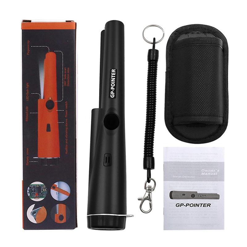 Detector de Metales Portátil Impermeable Dispositivo de Mano para Detección Rápida de Oro Plata Cobre Hierro Aventura al Aire Libre