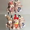 Adorable Fox Plush Doll Keychain For Girls Soft Pp Cotton Cute Stuffed Animal