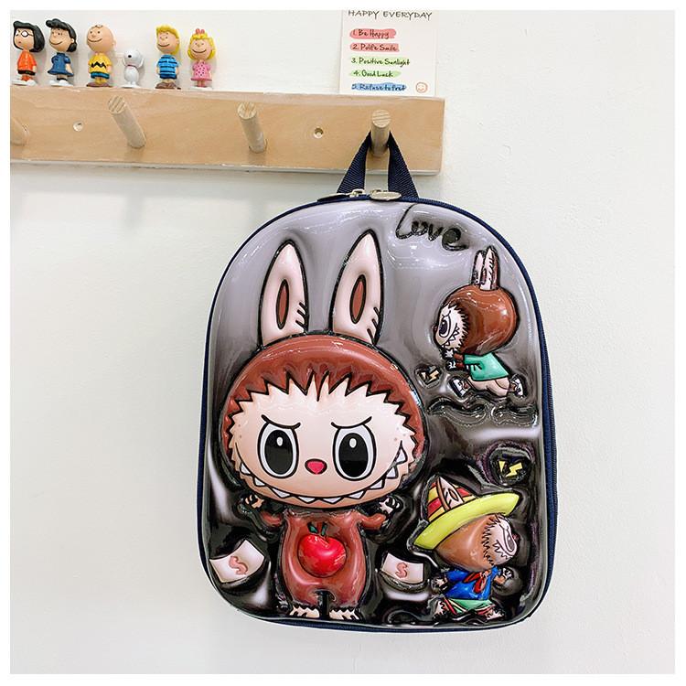 Neutral Gender Versatile Backpack For Kids With Fun Cartoon Characters School For