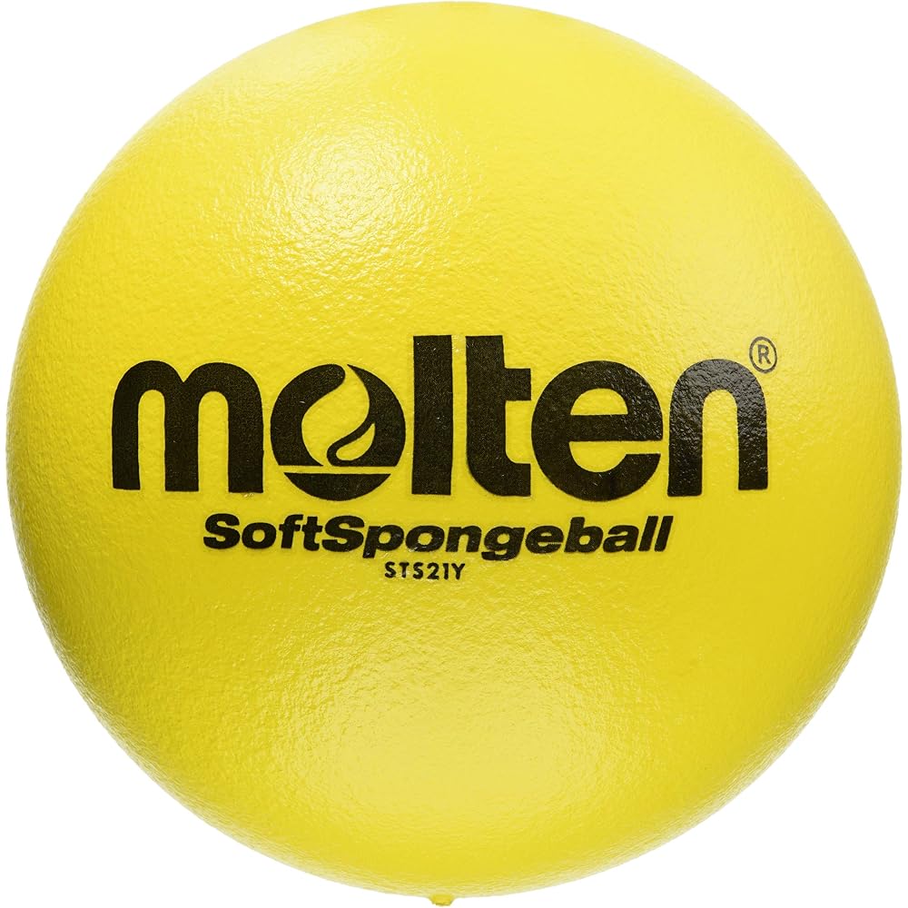 Molten Soft Sponge Ball 21 Yellow 21cm Diameter Sports Equipment