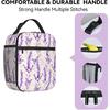 Reusable Butterfly Lunch Box for Kids Girls Boys Women Adult, Insulated Botanical Lunch Bag,Polyester Cooler Retro Handbags Case for School Picnic
