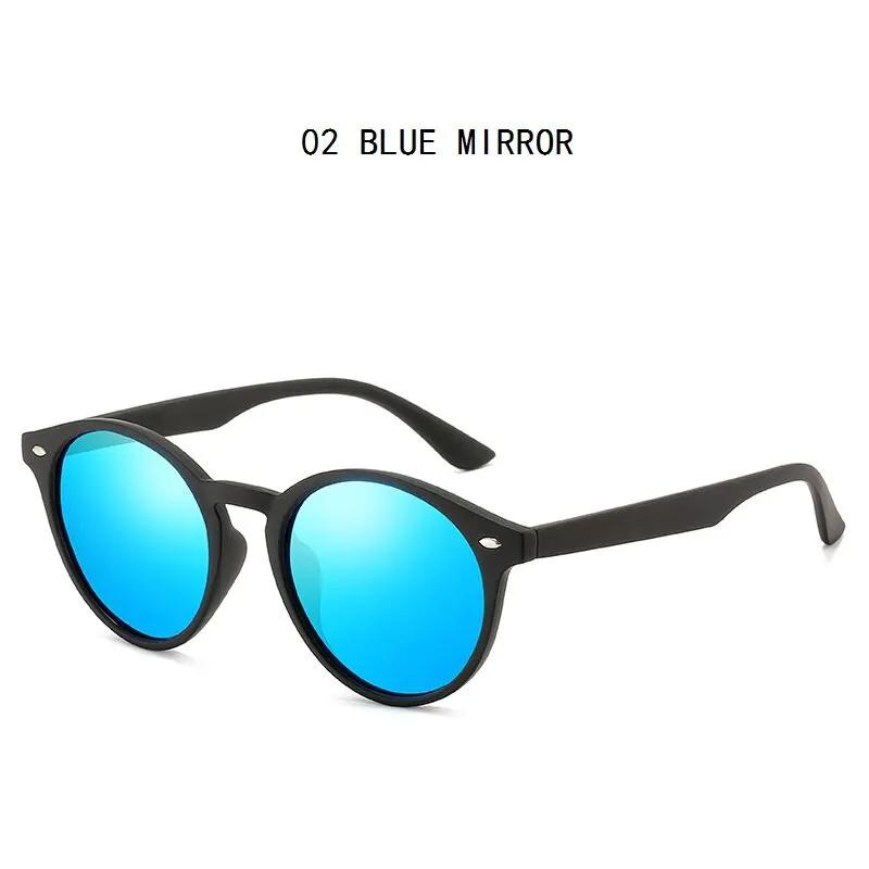 Classic Vintage Fashion round Polarized Sunglasses UV400 Protection Circle Oval Shape for Men Women Travel Driving Designer