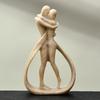 Abstract Couple Embraces Creative Resin Handicrafts Home Ornaments Porch Living Room Decoration