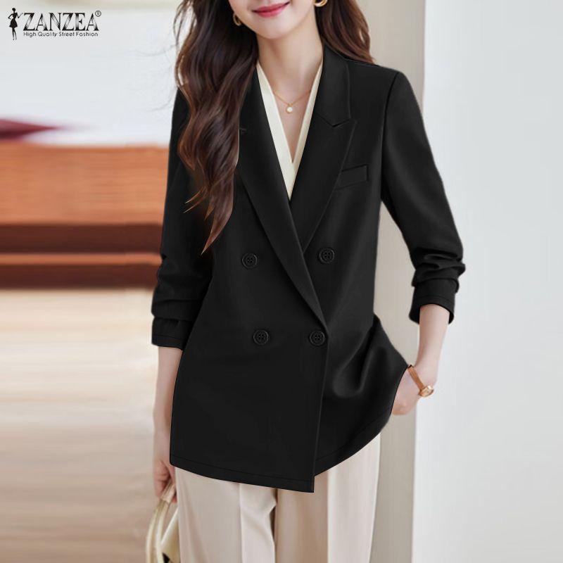 ZANZEA Női lezser hosszú ujjú kardigán blézer