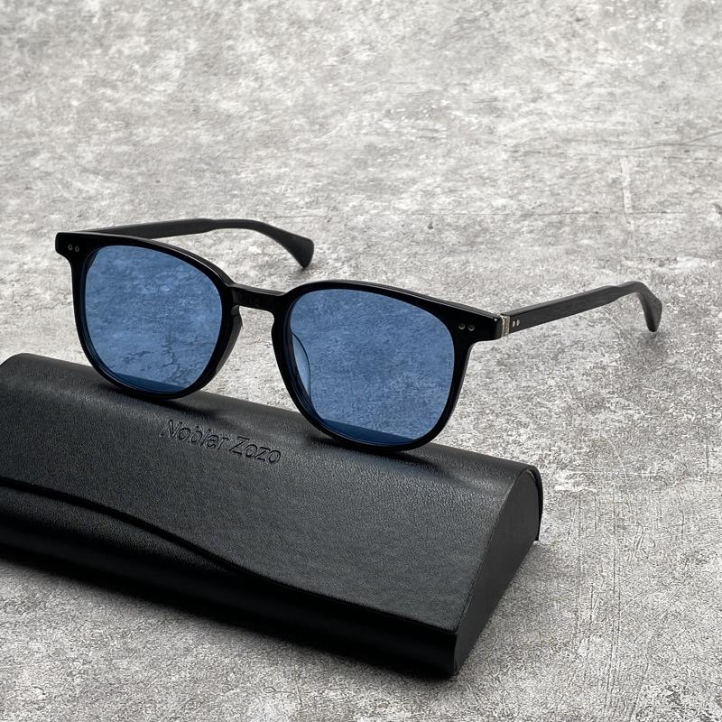 High quality retro square sunglasses for men and women High Street acetic Acid frame UV protection uv400 colored lens glasses